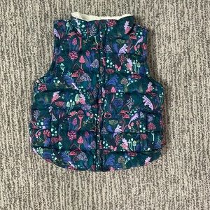 Gymboree, green vest, size XS (4)